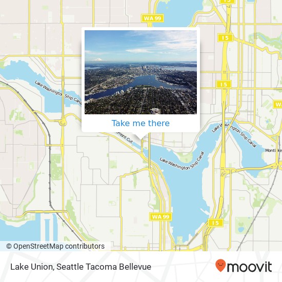 Lake Union map