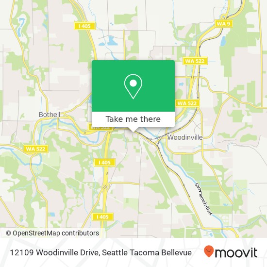 12109 Woodinville Drive map