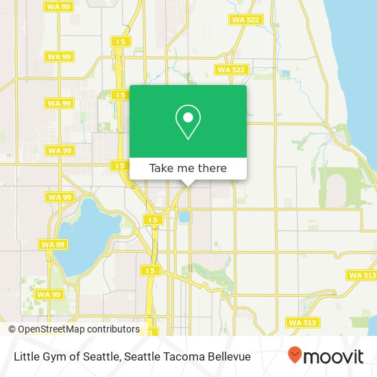 Mapa de Little Gym of Seattle