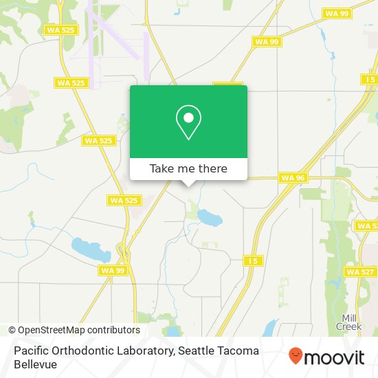 Pacific Orthodontic Laboratory map