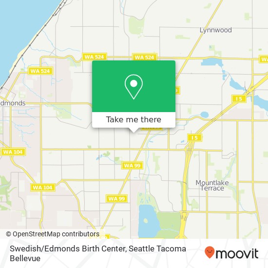 Mapa de Swedish/Edmonds Birth Center