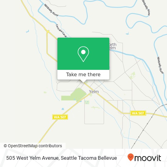 Mapa de 505 West Yelm Avenue