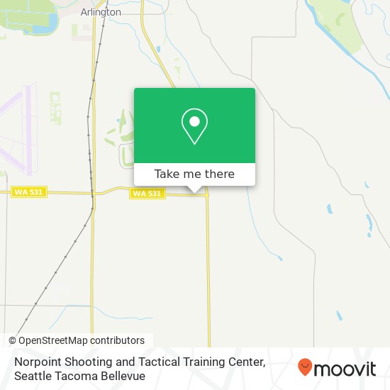 Mapa de Norpoint Shooting and Tactical Training Center