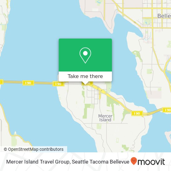 Mapa de Mercer Island Travel Group