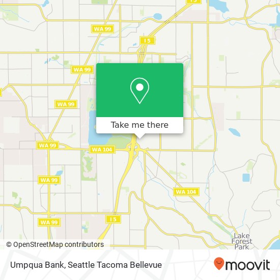 Umpqua Bank map