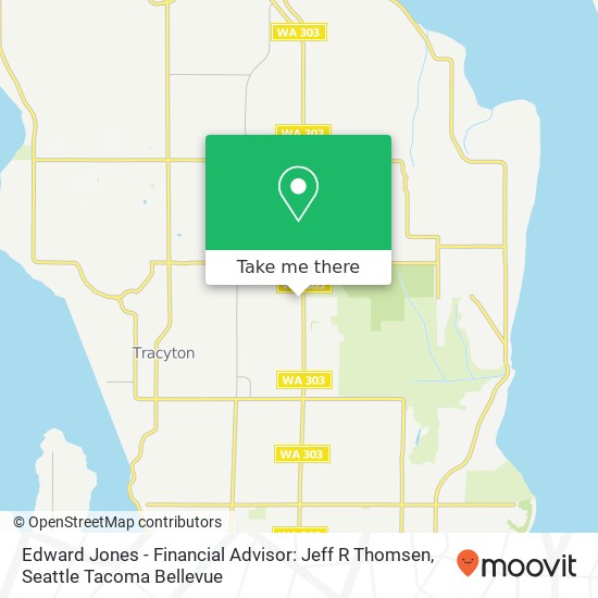 Mapa de Edward Jones - Financial Advisor: Jeff R Thomsen