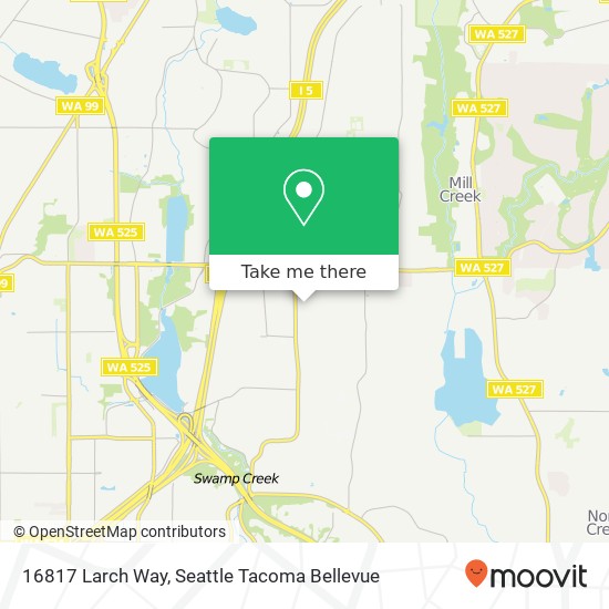16817 Larch Way map