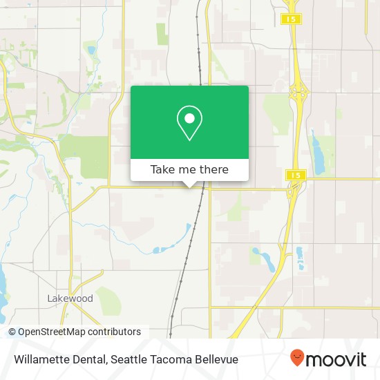 Willamette Dental map