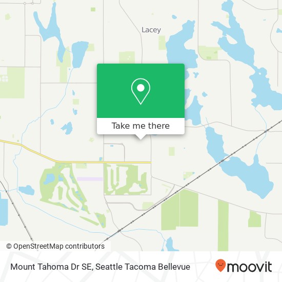 Mount Tahoma Dr SE map