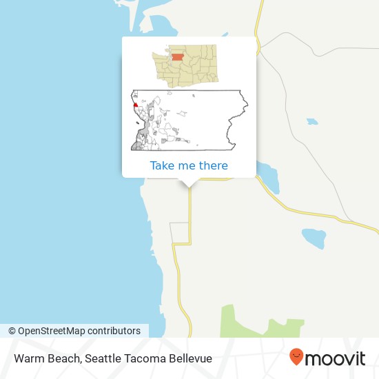 Warm Beach map