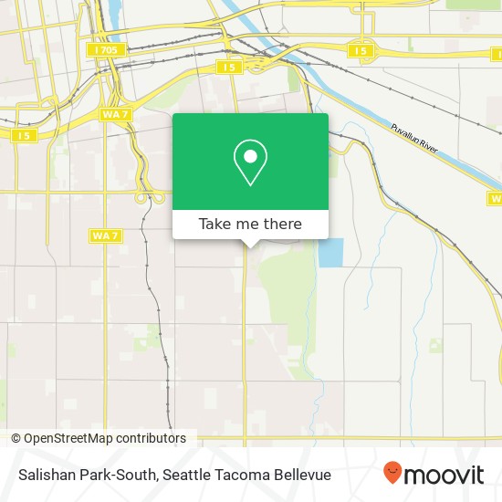 Mapa de Salishan Park-South