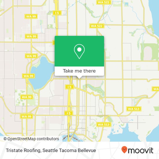 Tristate Roofing map