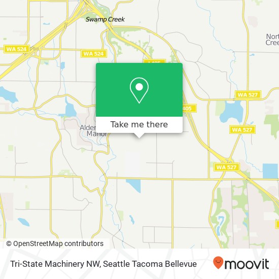 Tri-State Machinery NW map