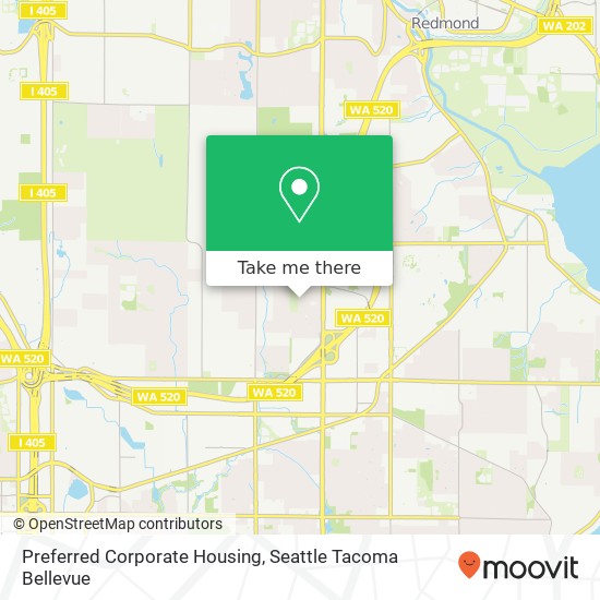 Mapa de Preferred Corporate Housing