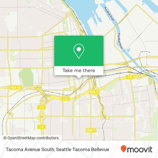 Tacoma Avenue South map