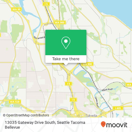 Mapa de 13035 Gateway Drive South