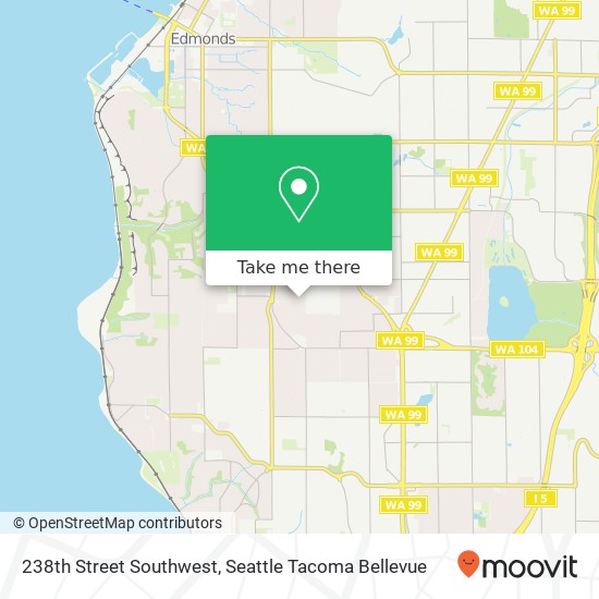 238th Street Southwest map