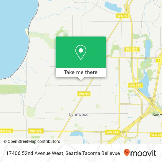 Mapa de 17406 52nd Avenue West