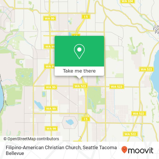 Filipino-American Christian Church map