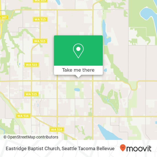 Eastridge Baptist Church map