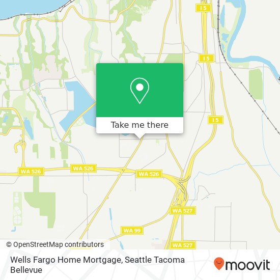 Mapa de Wells Fargo Home Mortgage