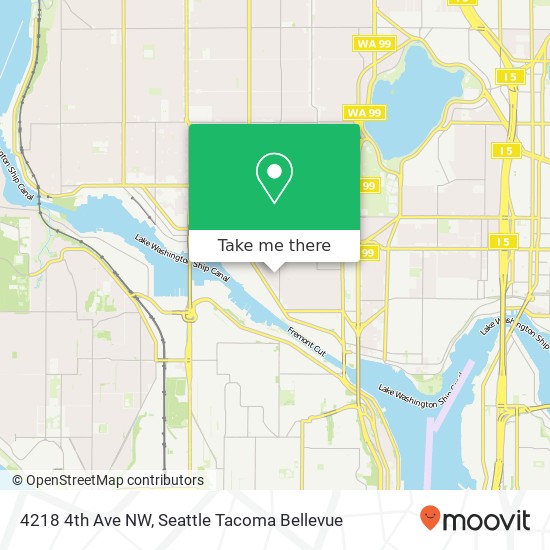 Mapa de 4218 4th Ave NW