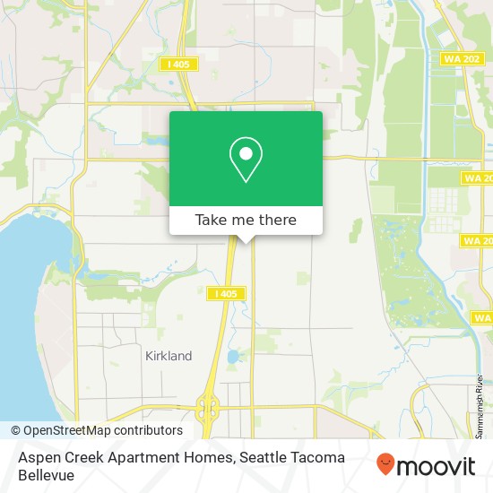 Aspen Creek Apartment Homes map