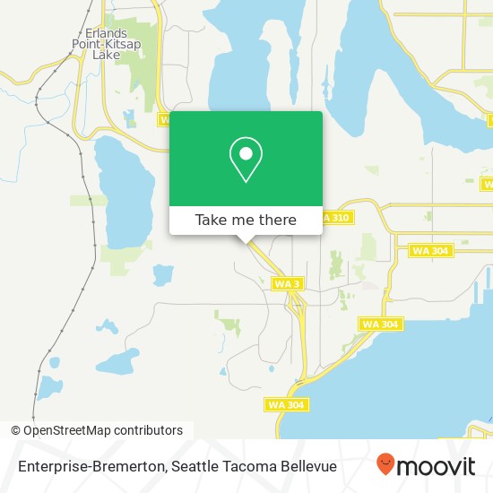 Enterprise-Bremerton map