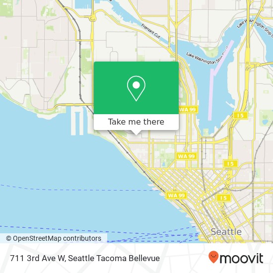 Mapa de 711 3rd Ave W