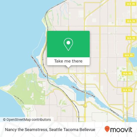 Nancy the Seamstress map