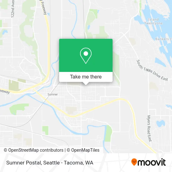 Sumner Postal map