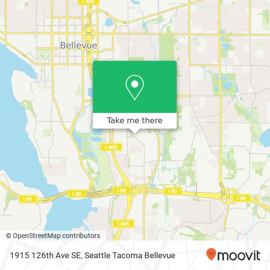 Mapa de 1915 126th Ave SE