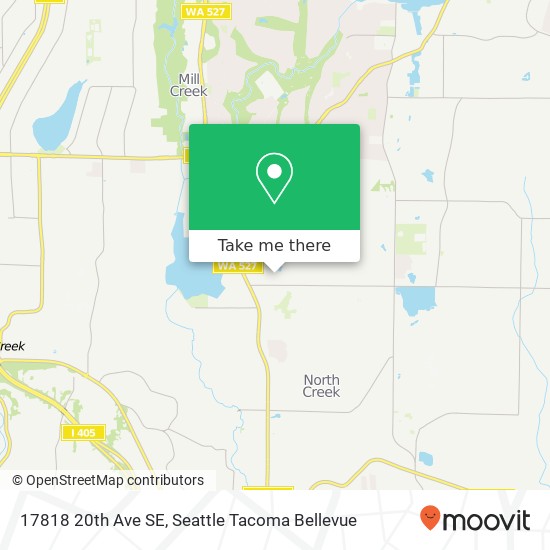 Mapa de 17818 20th Ave SE