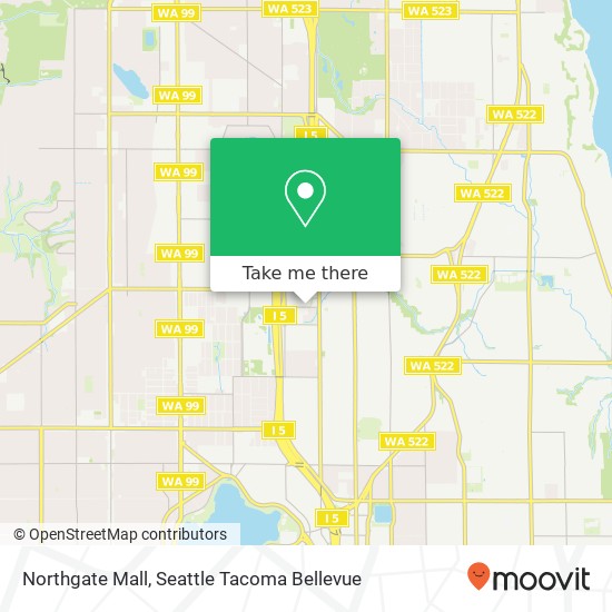 Mapa de Northgate Mall