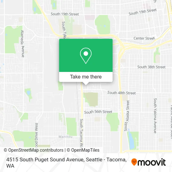 4515 South Puget Sound Avenue map