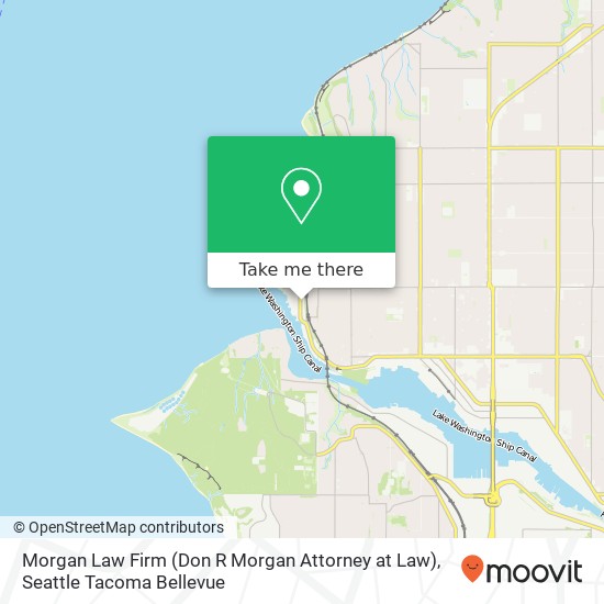 Mapa de Morgan Law Firm (Don R Morgan Attorney at Law)