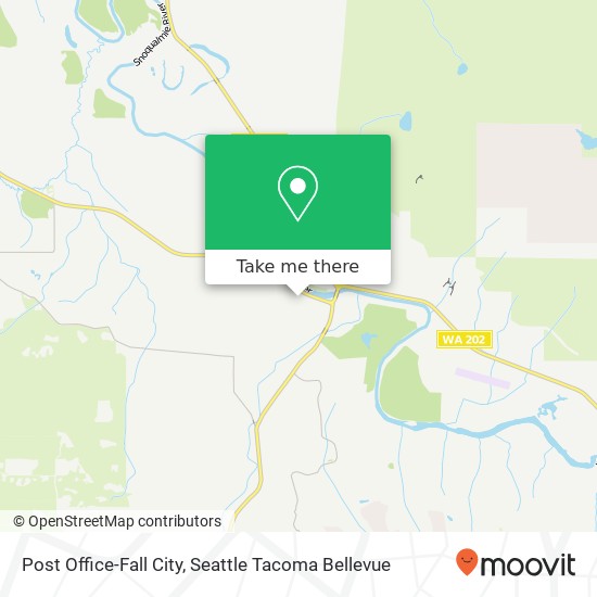 Mapa de Post Office-Fall City