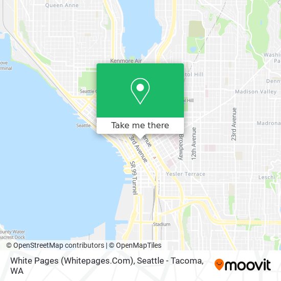 White Pages (Whitepages.Com) map