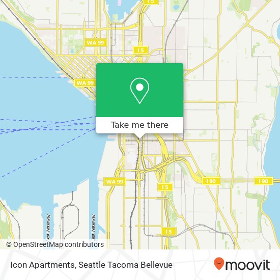 Icon Apartments map