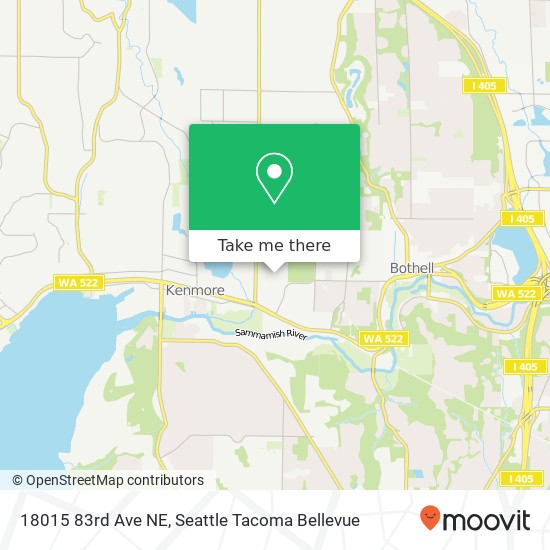 Mapa de 18015 83rd Ave NE