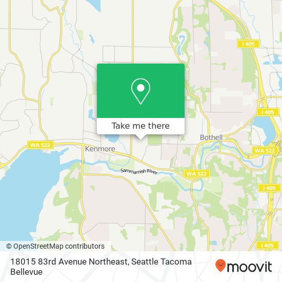 Mapa de 18015 83rd Avenue Northeast