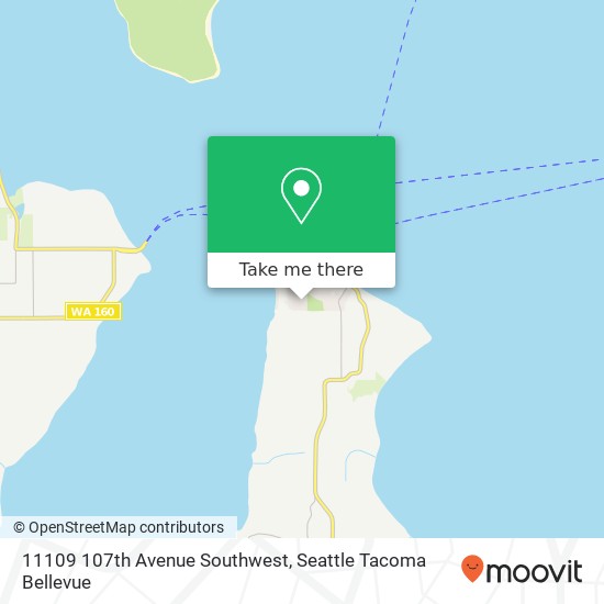 11109 107th Avenue Southwest map