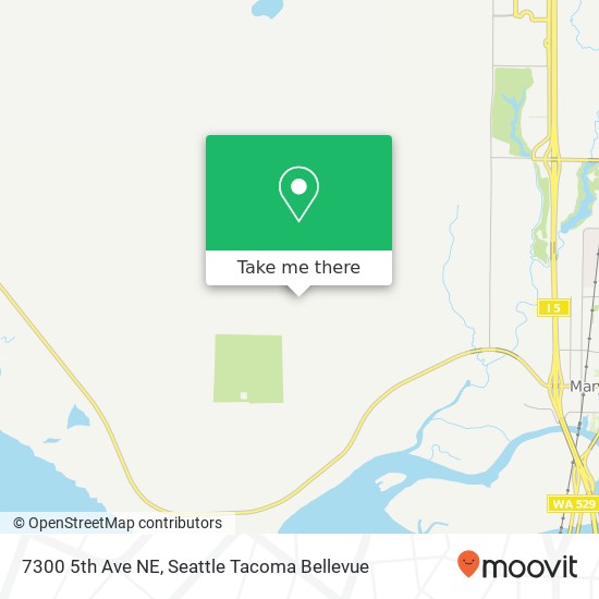 Mapa de 7300 5th Ave NE