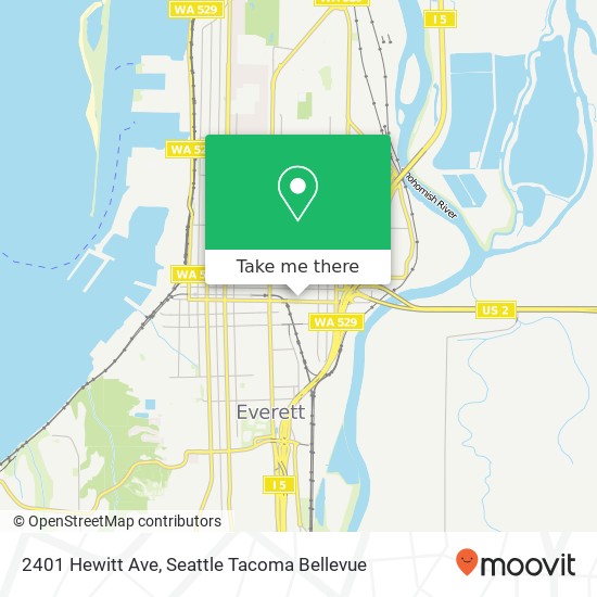 2401 Hewitt Ave map