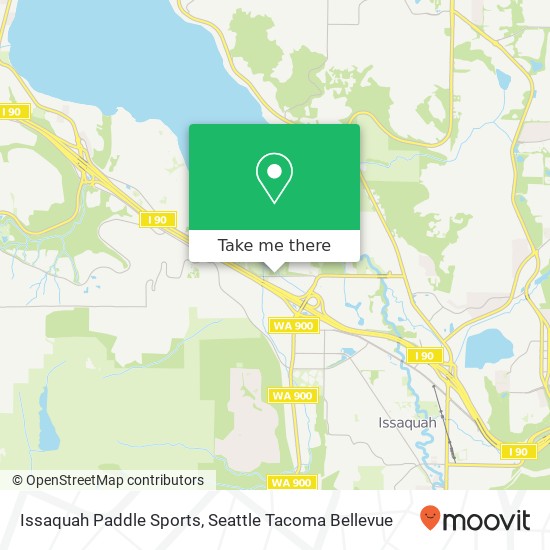 Mapa de Issaquah Paddle Sports