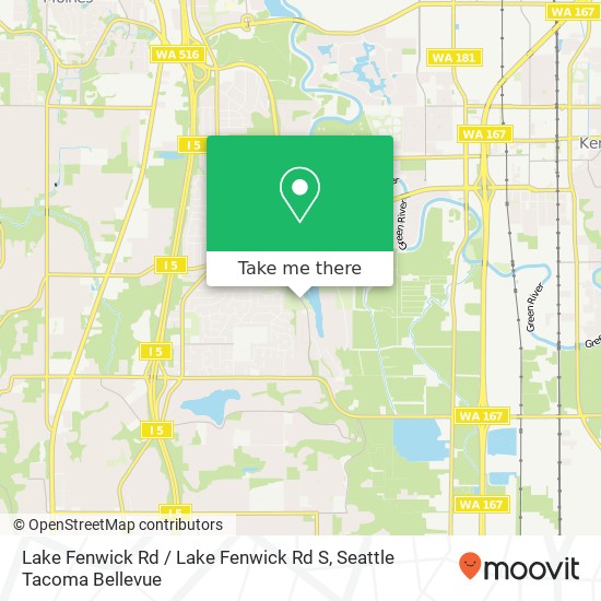 Lake Fenwick Rd / Lake Fenwick Rd S map