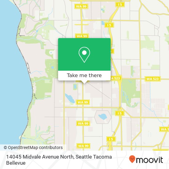 14045 Midvale Avenue North map