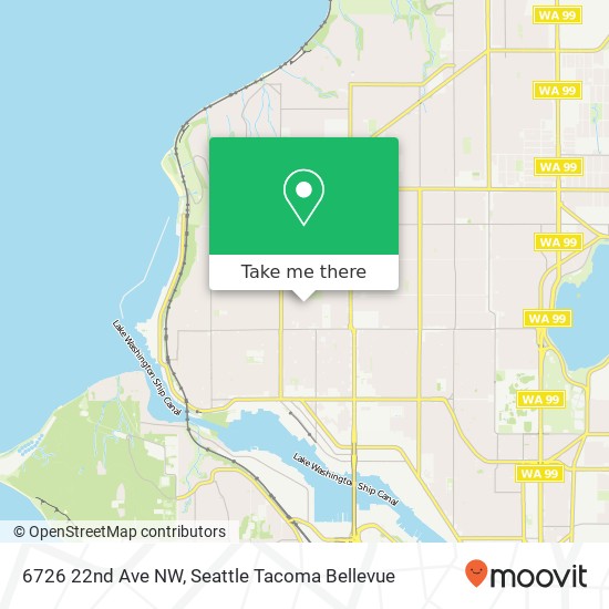 6726 22nd Ave NW map