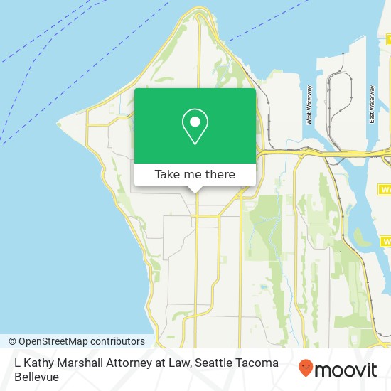 L Kathy Marshall Attorney at Law map