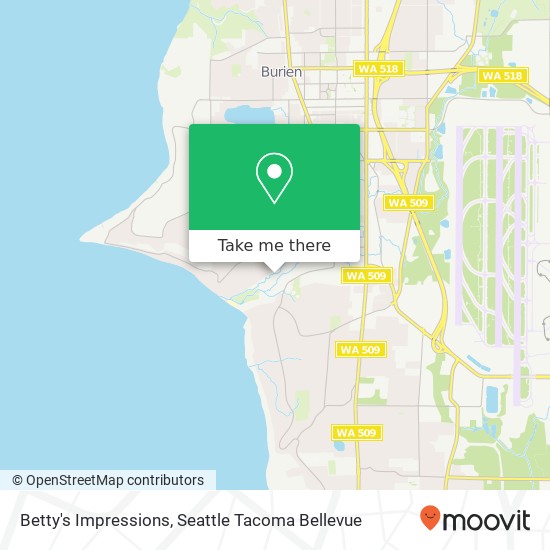 Betty's Impressions map